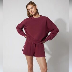 Yogalicious Tibetan Red/white Activewear Set